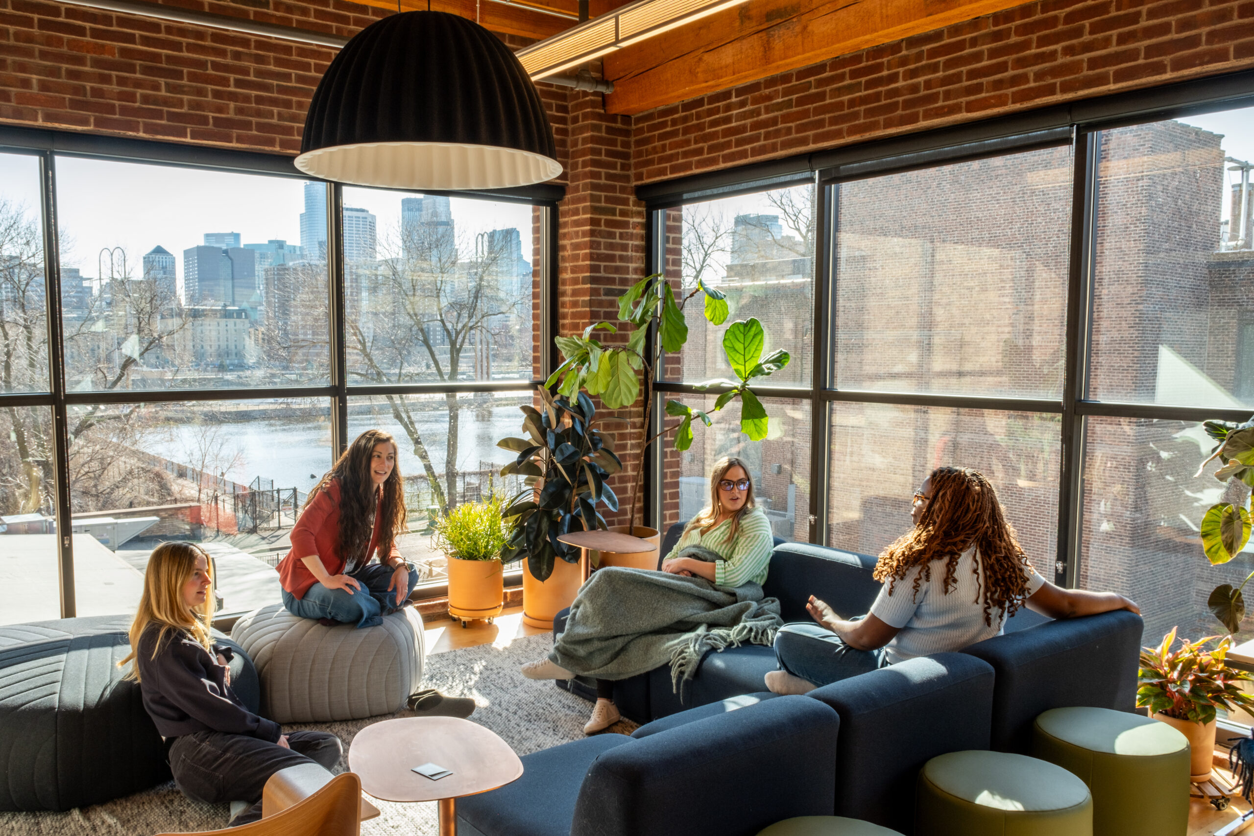 leadership studio space with team collaboration